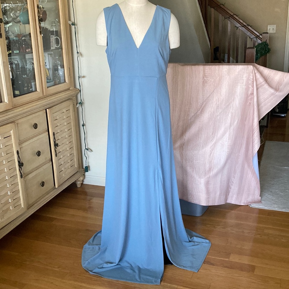 Birdy Grey Shamin bridesmaid dress, dusty blue, Sz 2XL